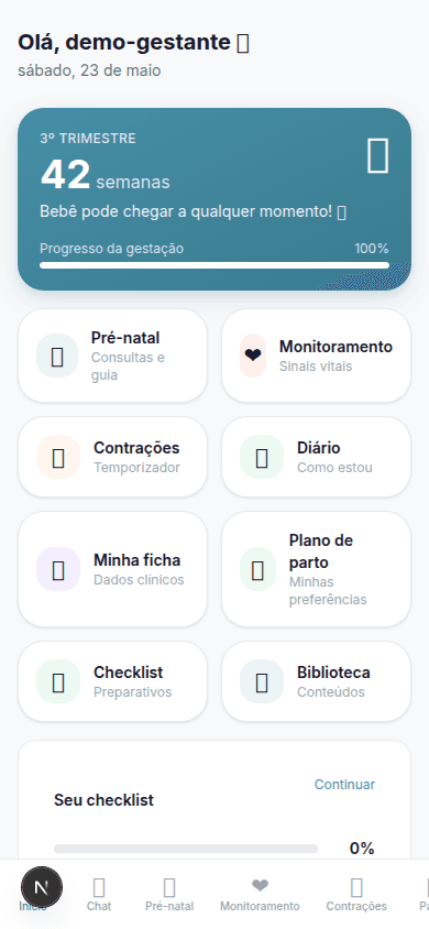 Início da gestante