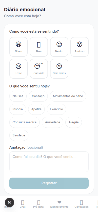 Diário emocional
